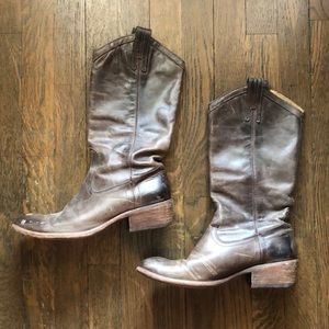 Frye Leather Cowgirl Boots